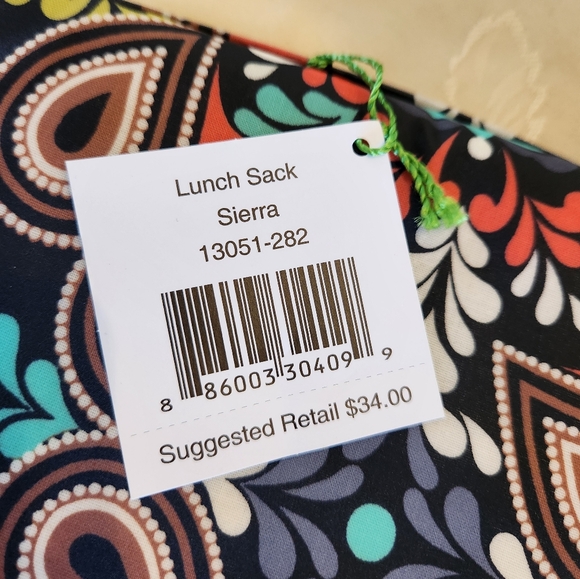 Vera Bradley Lunch Sack - Sierra NWT - Picture 3 of 6